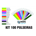 Pulseira De Identificação Personalizada Festa Tyvek Kit 100u