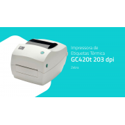 Impressora de Etiquetas Térmica GC420t 203 dpi - Zebra