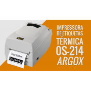 Impressora de Etiquetas Térmica OS-214 Plus 203 dpi - Argox