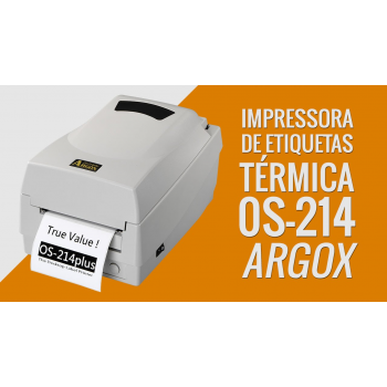 Impressora de Etiquetas Térmica OS-214 Plus 203 dpi - Argox