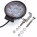 Farol De Milha Led Redondo 27w 12v/24v Carro Jeep Caminhão