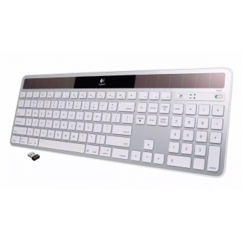 Teclado Solar K750 P/ Mac Logitech Wireless Keyboard Branco