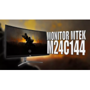 Monitor Gamer Curvado 24 Mtek M24c144 144hz Full Hd Led.