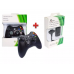 Kit Controle Para Xbox360 Sem Fio Original Feir + Bateria  